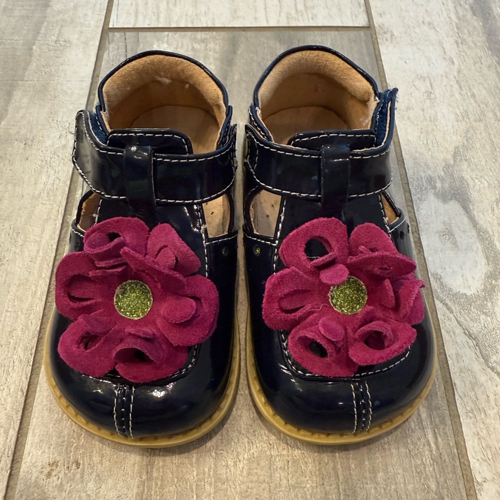 Livid and Luca Navy Patent Shoes